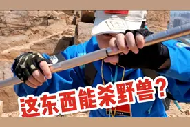 野外登山旅行必备小玩具，T形登山杖，小蛇小猪看见就跑