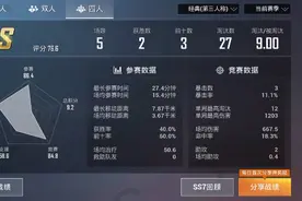 和平精英2:我的个人战绩和历史战绩都在这里。视频封面