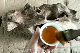 朽木根雕小摆件上这种油，省钱又环保，太实用了