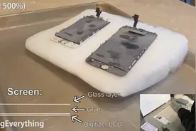 把手机外屏放在冰块上达到一定温度能不能拆下外屏呢