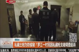 私藏土枪为防偷猪？德阳：一村民私藏1米多长枪支，70多克黑火药视频封面