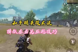 和平精英：降低左右晃压枪，学会这个技巧把把吃鸡拿人头。视频封面