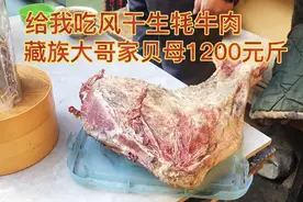 到藏族大哥家，给我吃风干生牦牛肉，看1200元一斤贝母视频封面
