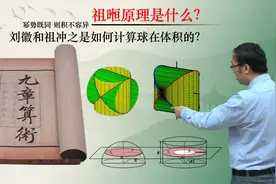 中国古代数学家刘徽祖冲之如何算球的体积？李永乐老师讲祖暅原理视频封面
