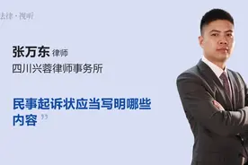 民事起诉状应当写明哪些内容视频封面