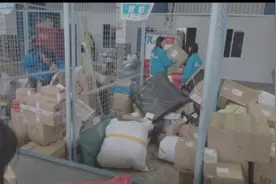 快递一天破损几个是正常的，一天到站包裹成千上万个