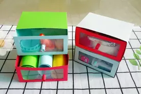 制作透明的抽屉式收纳盒，做法简单还漂亮，手工DIY视频视频封面