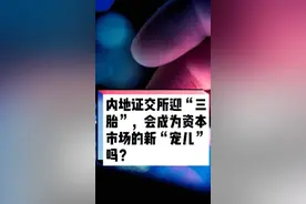 内地证交所迎“三胎”，会成为资本市场新“宠儿”吗？#北京证交所 #金融 #资本市场 视频封面