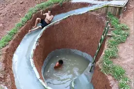 手把手教你制作迷你月牙泉滑梯