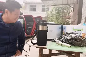 测试车载烧水壶，不是很实用的感觉，用时太长