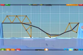 《桥梁构造师》我太难了，玩了一个小时，才想出来