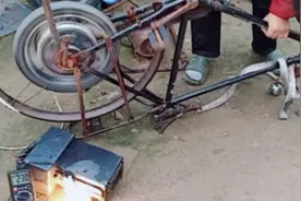 电动车轱辘改发电机，看看这电压够用不……