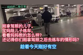 18岁儿子刚拿驾照。妈妈陪练车，妈妈教的如何?儿子开的还可以吧视频封面