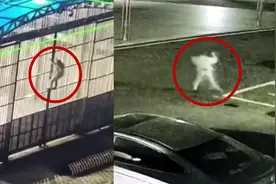 吉林监狱罪犯越狱监控曝光！攀爬雨棚时被发现 不管不顾跳墙脱逃视频封面