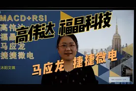 纯技术MADC+RSI:高伟达 福晶科技 捷捷微电 马应龙