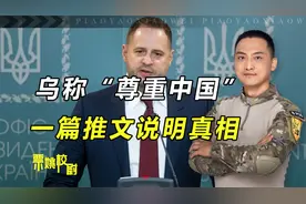 乌克兰声称“尊重中国”，但事实真是如此吗？一篇推文说明真相视频封面