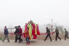 河南农村传统花轿接亲全程，这样的接亲习俗不多见了视频封面