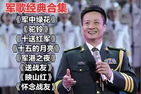 军歌《军中绿花》《驼铃》《十送红军》《十五的月亮》《送战友》