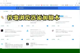 谷歌浏览器添加脚本视频封面