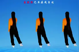 老歌广场舞《惜别的海岸》弹跳32步，背面演示，简单好看