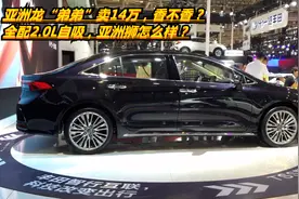 亚洲龙“弟弟”卖14万，香不香？全配2.0L自吸，亚洲狮怎么样？