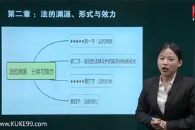 【库课】2021河南专升本法学基础精讲课 法的渊源、形式与效力01视频封面