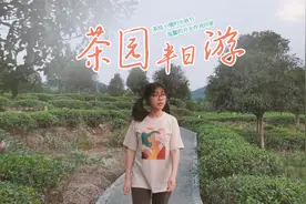中秋节小姐姐没化妆就出门，素颜去逛茶园，快来看看会不会吓到人视频封面
