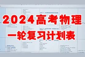 老王2024年高考物理一轮复习计划出炉：步步为营，稳步提分！视频封面