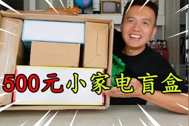 花500元买了一个超大箱“小家电盲盒”，都能开出哪些小家电呢？视频封面
