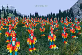 战争模拟器：双足飞龙向山顶进攻，一条河阻挡了他们的去路视频封面