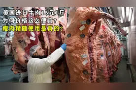 美国进口牛肉15元1斤，为何价格这么便宜？瘦肉精随便用是真的？视频封面