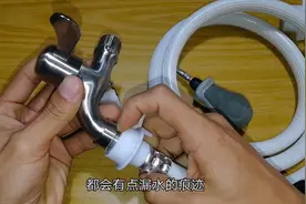 洗衣机水龙头老是滴水，阿兵教你正确连接方法，一学就会