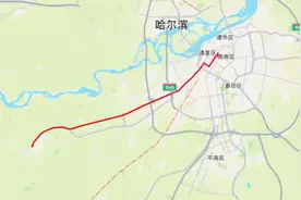 哈尔滨机场快线（哈尔滨太平国际机场-哈站）行驶路线示意图