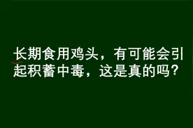 常识题：长期食用鸡头，有可能会引起积蓄中毒，真的吗？