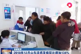 2018年12月，山东流感发病率增加134%！流行型别为甲型H1N1流感