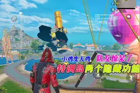 和平精英：特训岛两个隐藏功能，小鸡变大鸡，队友惊呆了！