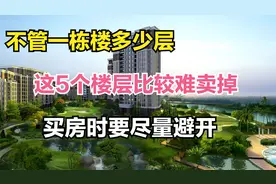 不管一栋楼多少层，这5个楼层比较难卖掉，买房时要尽量避开视频封面