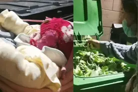 深圳一母亲凌晨3点背婴儿捡菜叶，知情人：可能想帮老公分担点视频封面