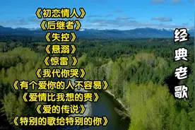 《后继者》《失控》《悬溺》《爱的传说》《特别的歌给特别的你》