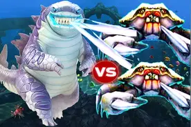 饥饿鲨进化 教大家如何击败大螃蟹Boss！