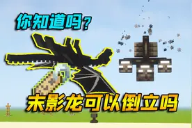 我的世界：命名牌能让末影龙倒立吗？结果让人想不到！