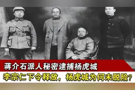 蒋介石派人秘密逮捕杨虎城，李宗仁下令释放，杨虎城为何未脱险？视频封面