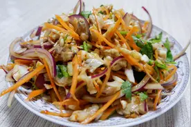 花蚬子的简单做法，去壳一拌，鲜香好吃，味道清淡，吃着很不错！