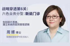 公立医院 生存战略    六色业务分型：新说门诊