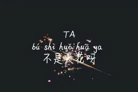 【TA-不是花火呀】拼音歌词