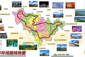 吉林环线自驾路线地图分享，长春出发路线攻略看视频就知道了
