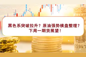 黑色系突破拉升？原油强势横盘整理？下周一期货展望！视频封面