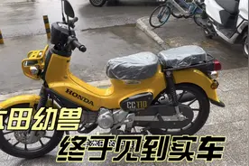 本田幼兽Cross Cub 110 实车到店 前轮abs 每升油跑68公里视频封面