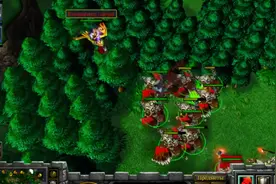 魔兽争霸技巧局下 1v11疯狂电脑论玩之还是外国大爷牛逼