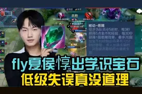 狼队fly出装严重失误，夏侯惇出学识宝石，版本理解已彻底落后视频封面